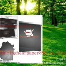 供应高质量黑纸板、手机盒专用全木桨黑卡纸