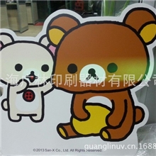 PVC平面模特UV平板彩印柜台装饰道具UV平板彩印装饰画UV打印