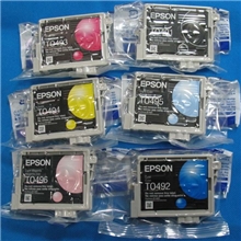 爱普生R230/R310/RX510/R350原装拆机墨盒T0491-T0496原装墨盒