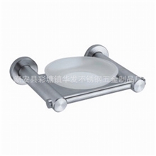 304不锈钢肥皂架(A024玻璃香皂碟，皂盒，皂篮，不锈钢浴室挂件)