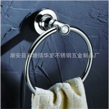 《厂家直销》不锈钢浴巾环毛巾环毛巾架酒店用品建材批发