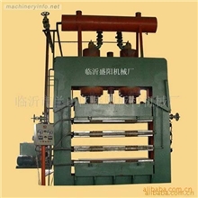 专业生产高档中纤门板模压压门板机,三聚氰胺门面压机