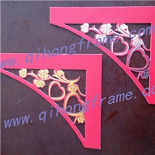 新款烫金/烫银卡纸角花