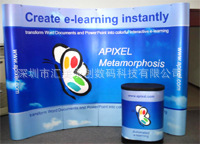 最低价拉网展架深圳出口拉网展组合制作罗湖优质拉网展架批发