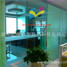 办公室磨砂玻璃贴定做深圳个性贴纸定做精美磨砂玻璃贴定做