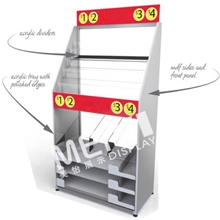 产品展示架亚克力铁板组合展示架扑克牌展示架