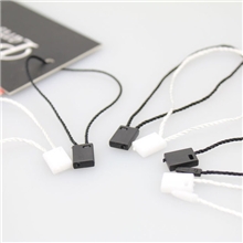 服装子母扣吊牌绳吊牌线现货服装绳扣吊牌绳定做黑/白2色可选