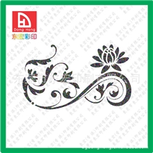 黑色纹身贴文身贴定做夜光贴一次性文身夜光纹身贴定做/环保