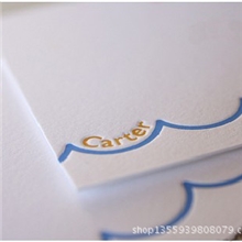 【立体名片特殊印刷】高档名片300克局部UV立体上光名片印刷