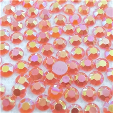 2mm大红色亚克力果冻钻椭圆亚克力果冻钻桃心亚克力果冻钻