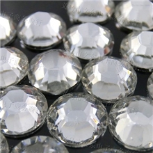 厂家批发14切面3mm白色树脂钻平底树脂钻琉璃钻手机贴钻