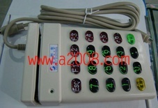 广州批发sle802u划卡键盘,磁条刷卡机,SLE802U