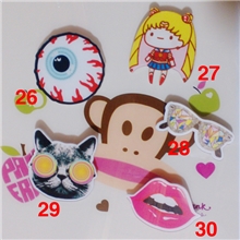 亚克力日本原宿徽章胸针胸花原宿风饰品批发