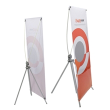 X展架广告展示架易拉宝美式X架1606018080可调型