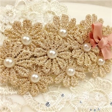 韩国进口蕾丝DIY顶夹边夹发饰手工韩版头饰（新店开张一个也批）