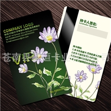 苍南厂家供应塑料PVC会员卡定做高档会员卡带磁条VIP会员卡