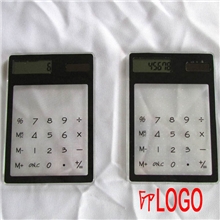 太阳能透明超薄计算器f促销礼品可印LOGO