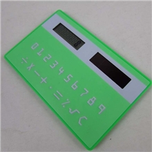 8位计算器太阳能卡片计算器超薄卡片计算器促销计算器印LOG0