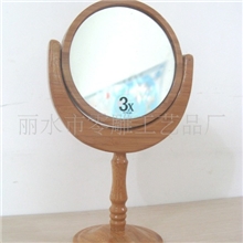 竹子化妆单面镜3X（5寸）