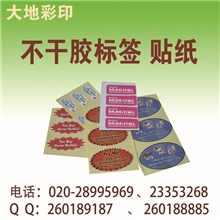 广州标签印刷厂供应彩色不干胶标签商品贴纸标签印刷定做