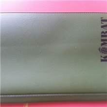 厂家直销宁波外贸单专用军绿色皮革PVC文件本！价格优惠质量保证0