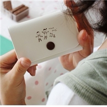 丑小鸭塑料制品厂直销日韩风格三折卡包2色选14卡套位