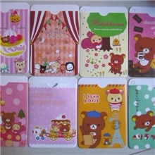 韩国可爱卡通轻松熊双层交通卡套信用卡饭卡一卡通。8图选