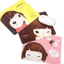 厂家直销韩国可爱卡通妞子鼠标垫批发定做加印logo