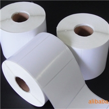 供应可移不干胶标贴、卷筒空白标签纸、条码标签