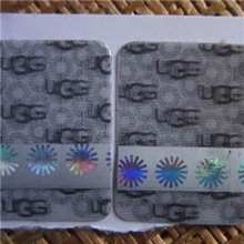 UGG2012三维立体防伪标新款防伪标后跟标