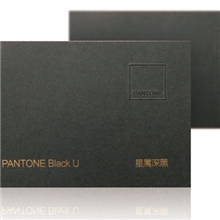 特种纸高档名片设计制作星属深黑/法国本白350g创意专色系列