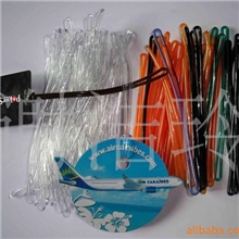 PVC透明绳、透明胶绳、行李牌挂绳、卡牌吊绳、绳子