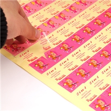 透明不干胶印刷pvc不干胶贴空白不干胶不干胶标签定做