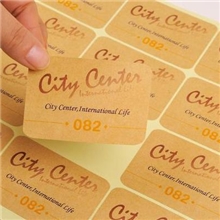 苏州供应牛皮纸不干胶标签汽车警示标签订制不干胶标签厂家