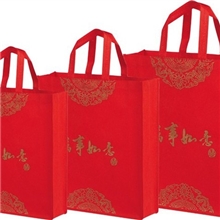 广州无纺布袋批发大红色福袋Y3001