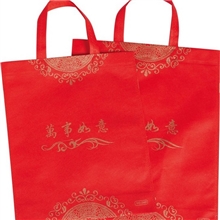 无纺布礼品袋批发大红色福袋