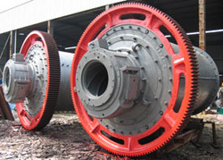 出售二手8成新卧式球磨机