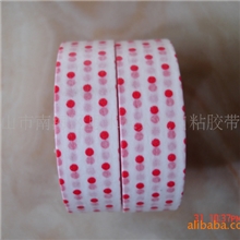 供应白底红点和纸文具胶带