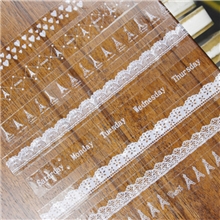 蕾丝胶带ZAKKA胶带日韩版胶带甜美可爱卡通胶带