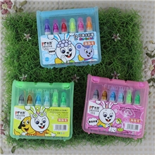 涂鸦图画绘图必备12色儿童用彩色水彩笔带印章