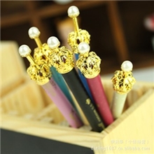 厂家直销日韩国文具批发梦幻皇冠圆珠笔中性笔自动铅笔韩版