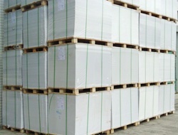 供应230g克绿建晖A级白板单面涂布灰底白板纸单面白板纸