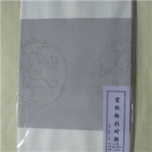 供应泾县宣纸四尺对开七言粉彩对联厂家直销