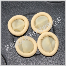 央视展播品牌myesde无硅无粉防污防油米黄手指套