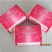 幸福猫吉祥软纸抽纸巾面巾纸抽纸餐巾纸方巾纸100抽4提*15包