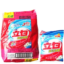批发立白超洁清新洗衣粉1.55kg6袋/件整件批发无磷洗衣粉