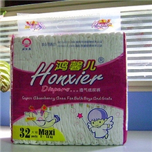 厂家直供鸿馨儿瞬吸干爽婴儿纸尿裤L32片8包/件支持支付宝