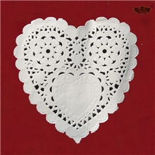 酒店专用花底纸白色心形花底纸圆形花底纸火热促销