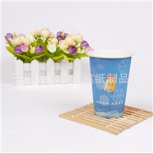 热销爆款可印LOGO冰淇淋广告纸杯一次性广告纸杯广告纸杯定制