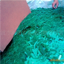 供应PET打包带绿色透明废塑料